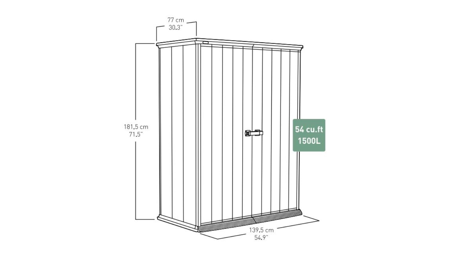 Keter High Store Plus Shed Harvey Norman New Zealand