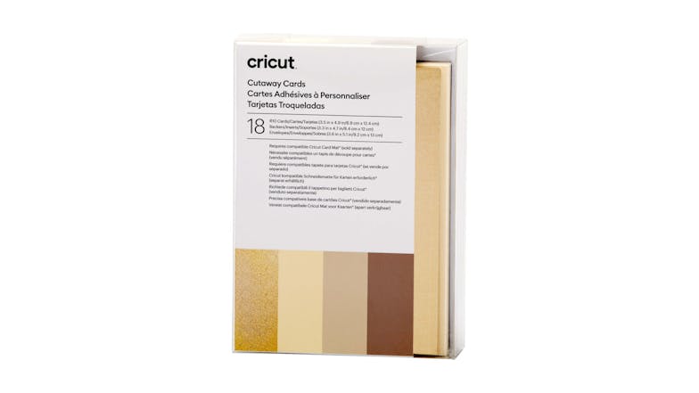 Cricut Cutaway Cards - Neutrals Sampler R10 (18 Cards)