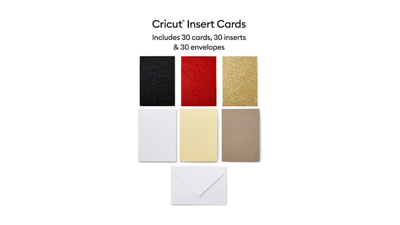 Cricut Insert Cards - Glitz and Glam Sampler R40 (30 Cards)