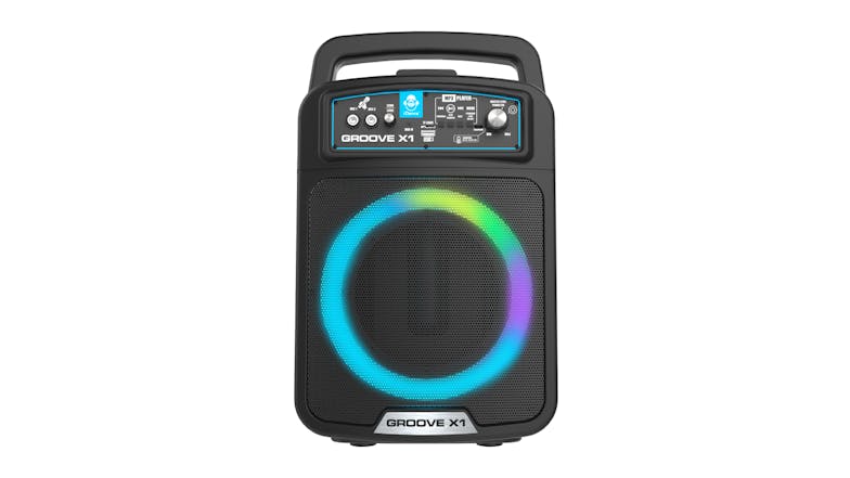 iDance GrooveX1 Portable Bluetooth Party Speaker with Mic