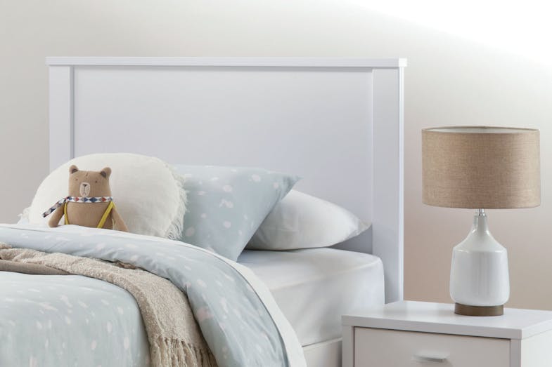 Hero King Single Headboard - White