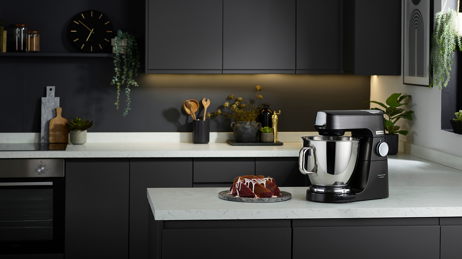 Kenwood Titanium Chef Baker XL Stand Mixer - Black