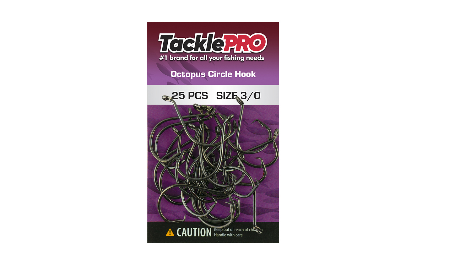 TacklePro Octopus Circle Hook 3/0 - 25 Piece