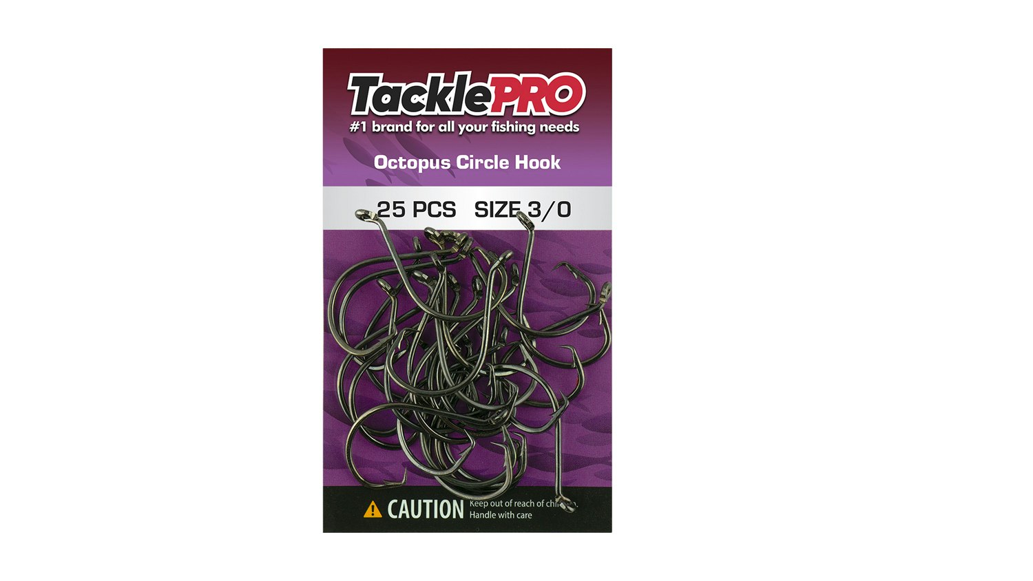 thumbnail image 2 of DS Custom Tackle 25pc Offset Octopus Circle Hooks - Sizes 6/0 To 10/0, Black 2 of 6