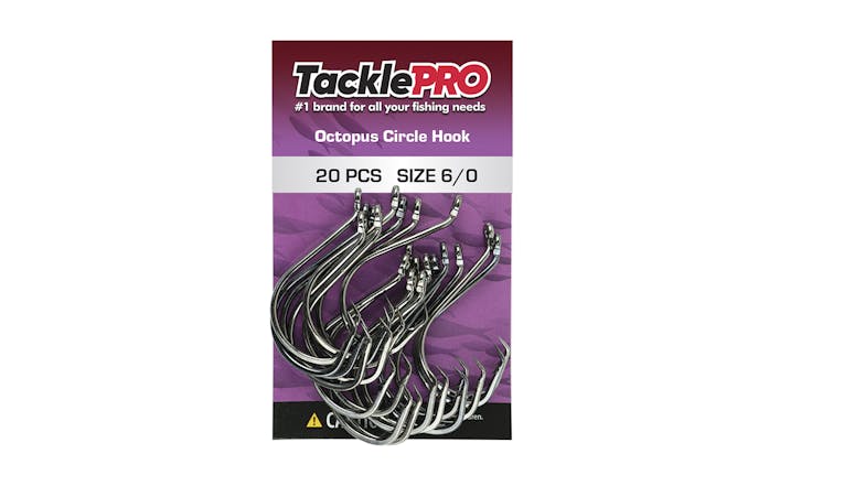 TacklePro Octopus Circle Hook 6/0 - 20 Piece