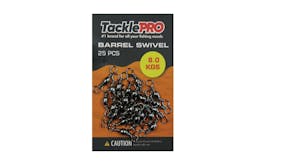 TacklePro Barrel Swivel 8.0kg - 25 Piece