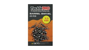 TacklePro Barrel Swivel 6.0kg - 25 Piece