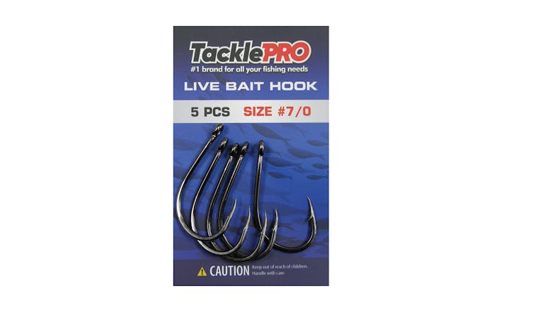 TacklePro Live Bait Hook #7/0 - 5 Piece