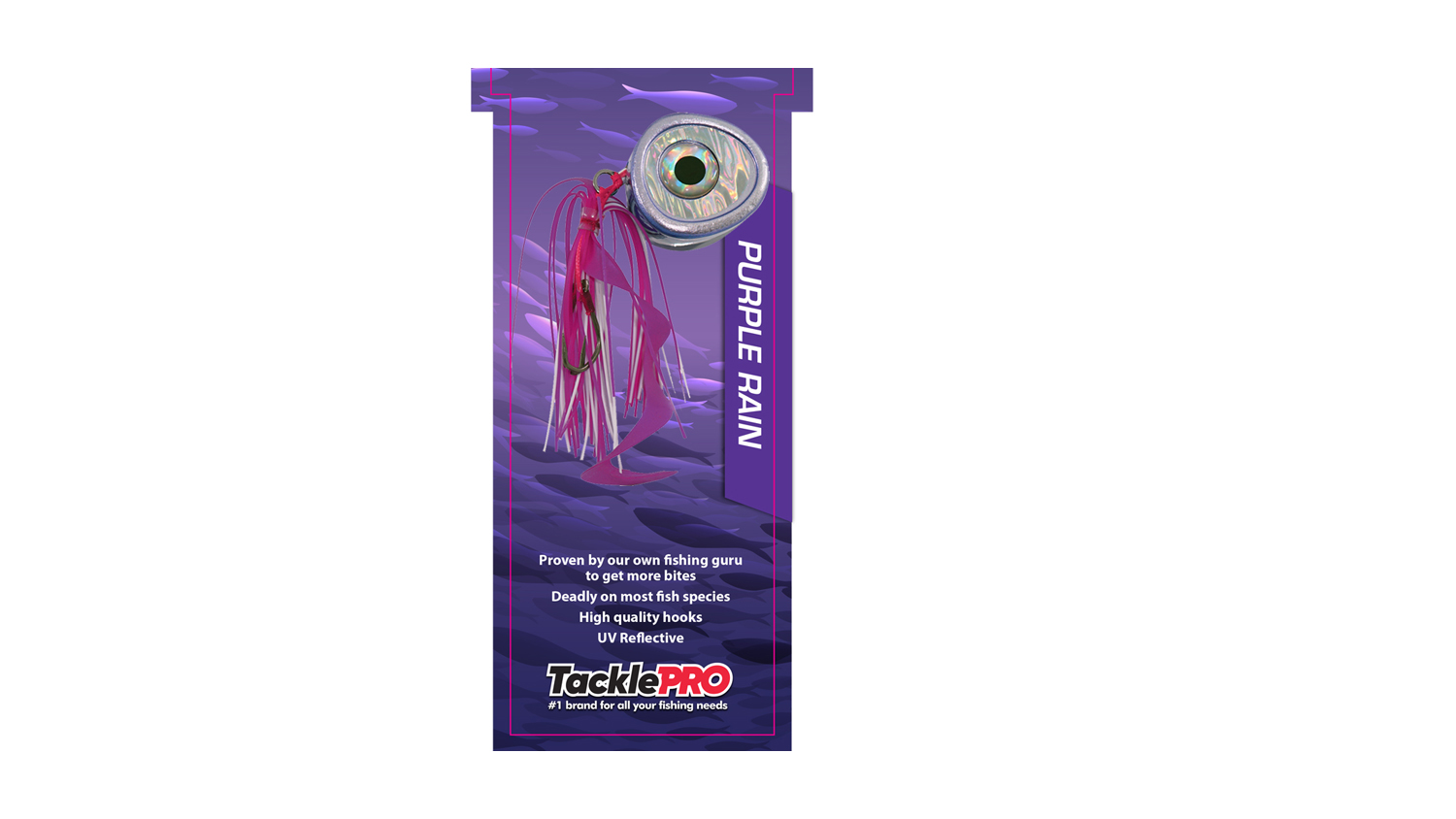 TacklePro Kabura Lure 140gm - Purple Rain