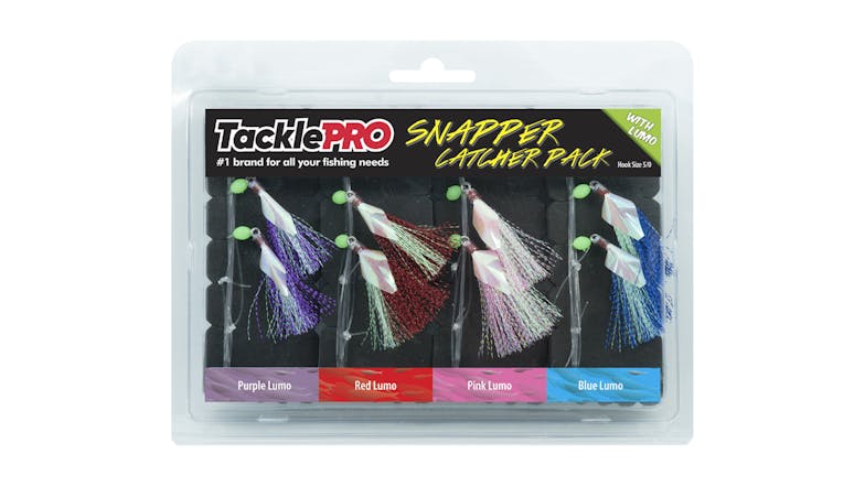 TacklePro Snapper Catcher 5/0 - 4 Pack - Lumo