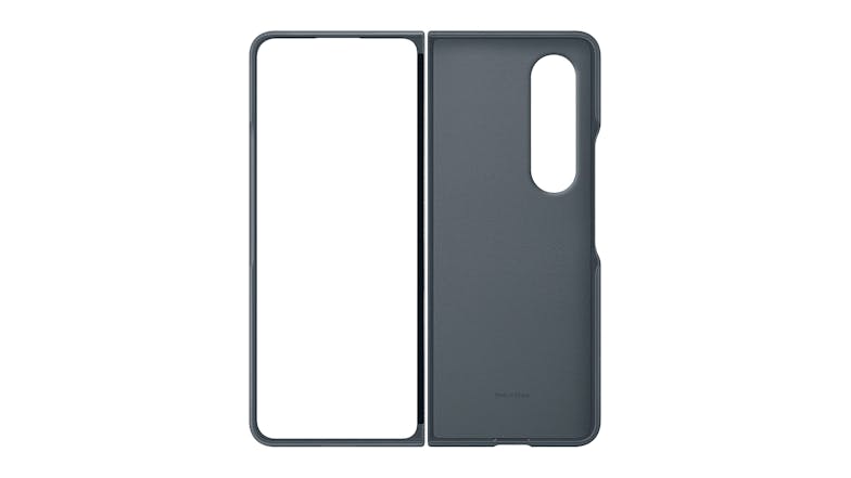Samsung Leather Cover for Samsung Galaxy Z Fold4 - Moss Grey