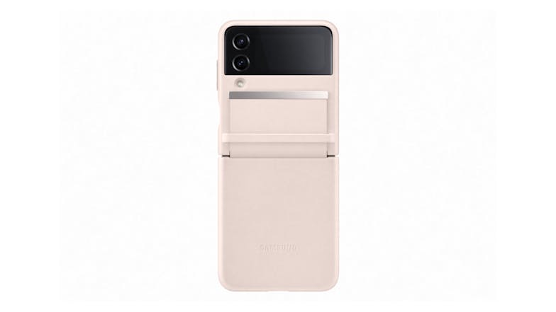 Samsung Flap Leather Cover for Samsung Galaxy Z Flip4 - Peach