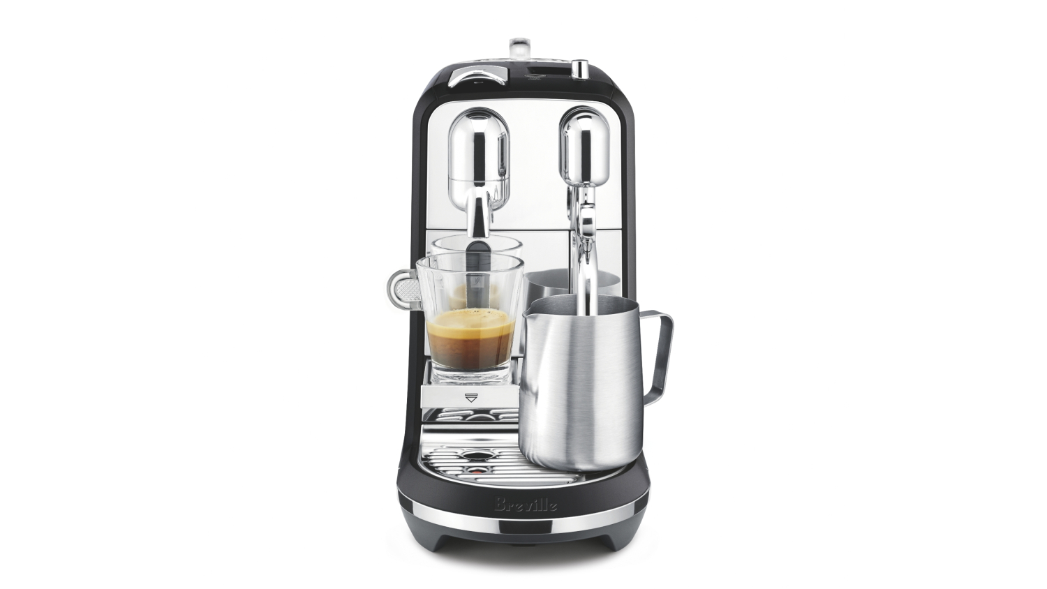 Breville nespresso creatista cheap single serve espresso machine