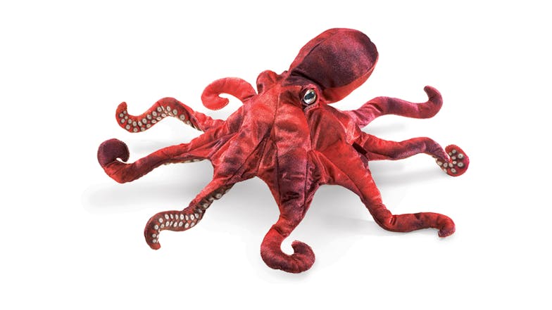 Folkmanis Red Octopus Puppet