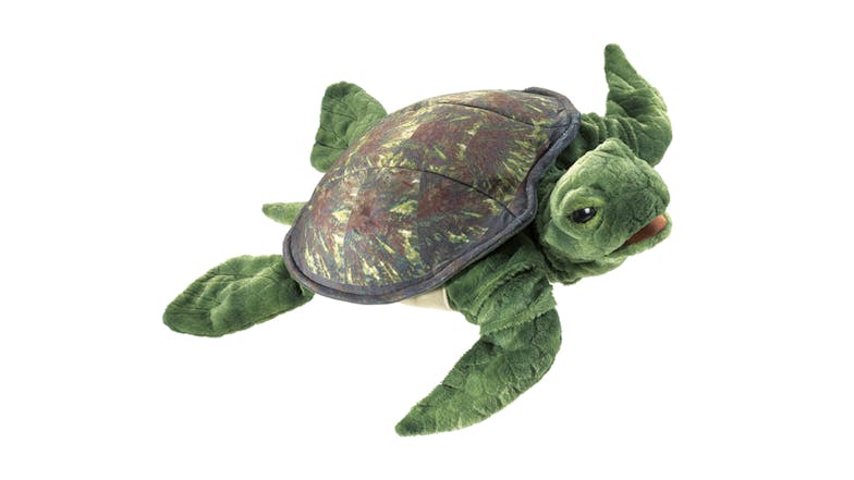 Folkmanis Sea Turtle Hand Puppet