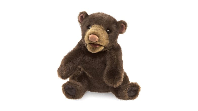 Folkmanis Small Black  Bear Puppet