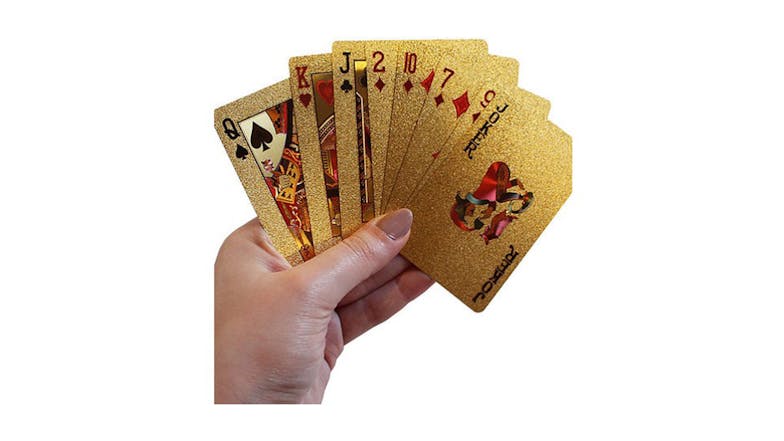 Dal Rossi Gold Playing Cards
