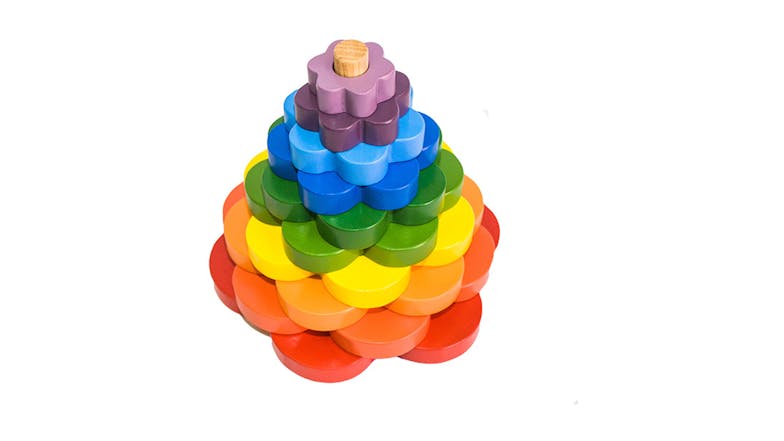 Qtoys Stacking Flowers (18X18X18)