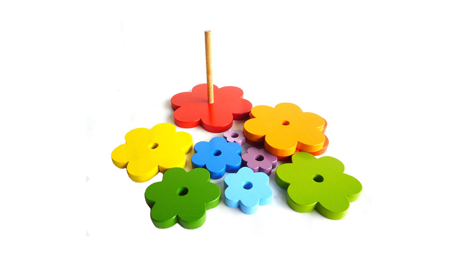 Qtoys Stacking Flowers (18X18X18)