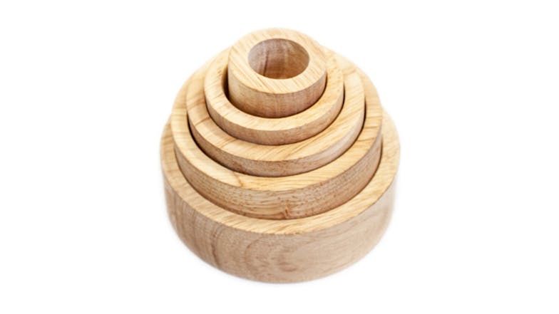 Qtoys Natural Stacking Bowls