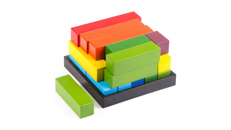 Qtoys Rainbow Engineering Blocks