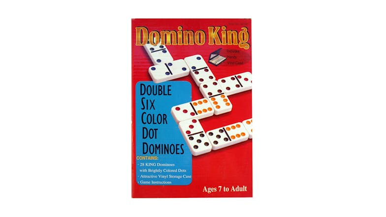 Dominoes King Double 6 Coloured