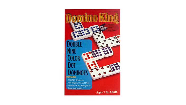 Dominoes King Double 9 Coloured