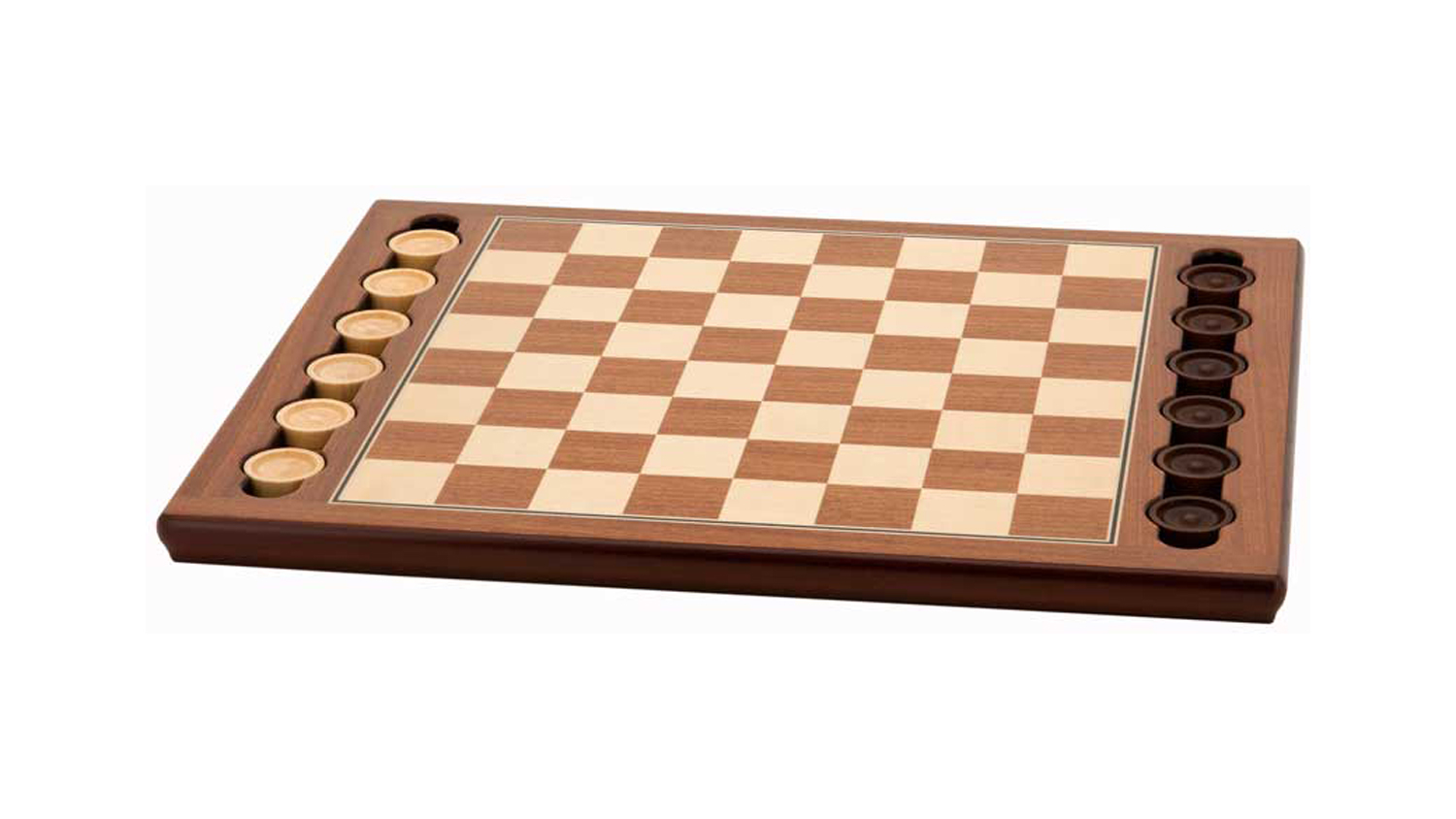 Dal Rossi Wooden Checkers Set