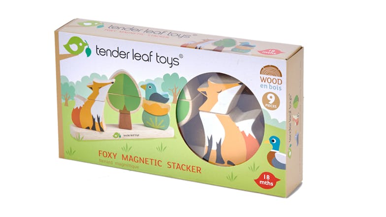 Tender Leaf Magnetic Foxy Stacker Puzzle