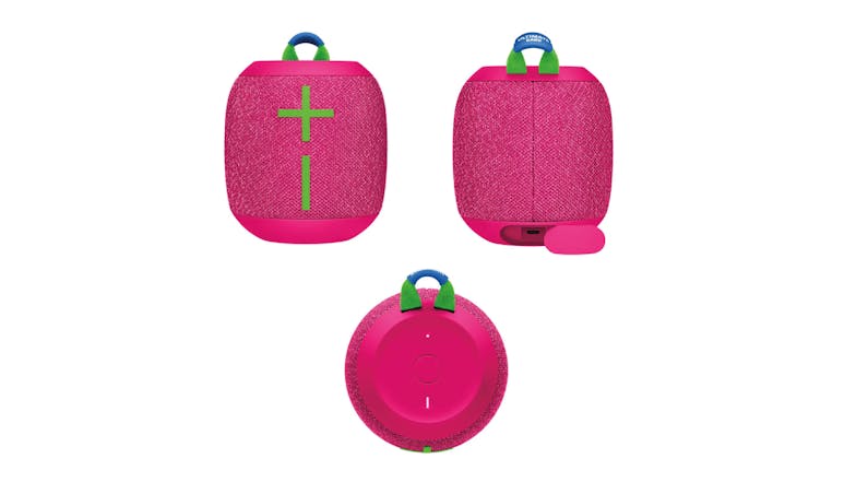 Ultimate Ears WONDERBOOM 3 Portable Bluetooth Speaker - Hyper Pink