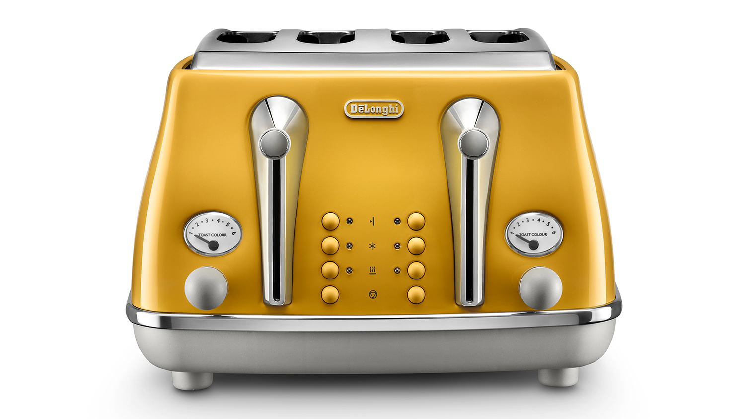 DeLonghi Icona Capitals 4 Slice Toaster New York Yellow