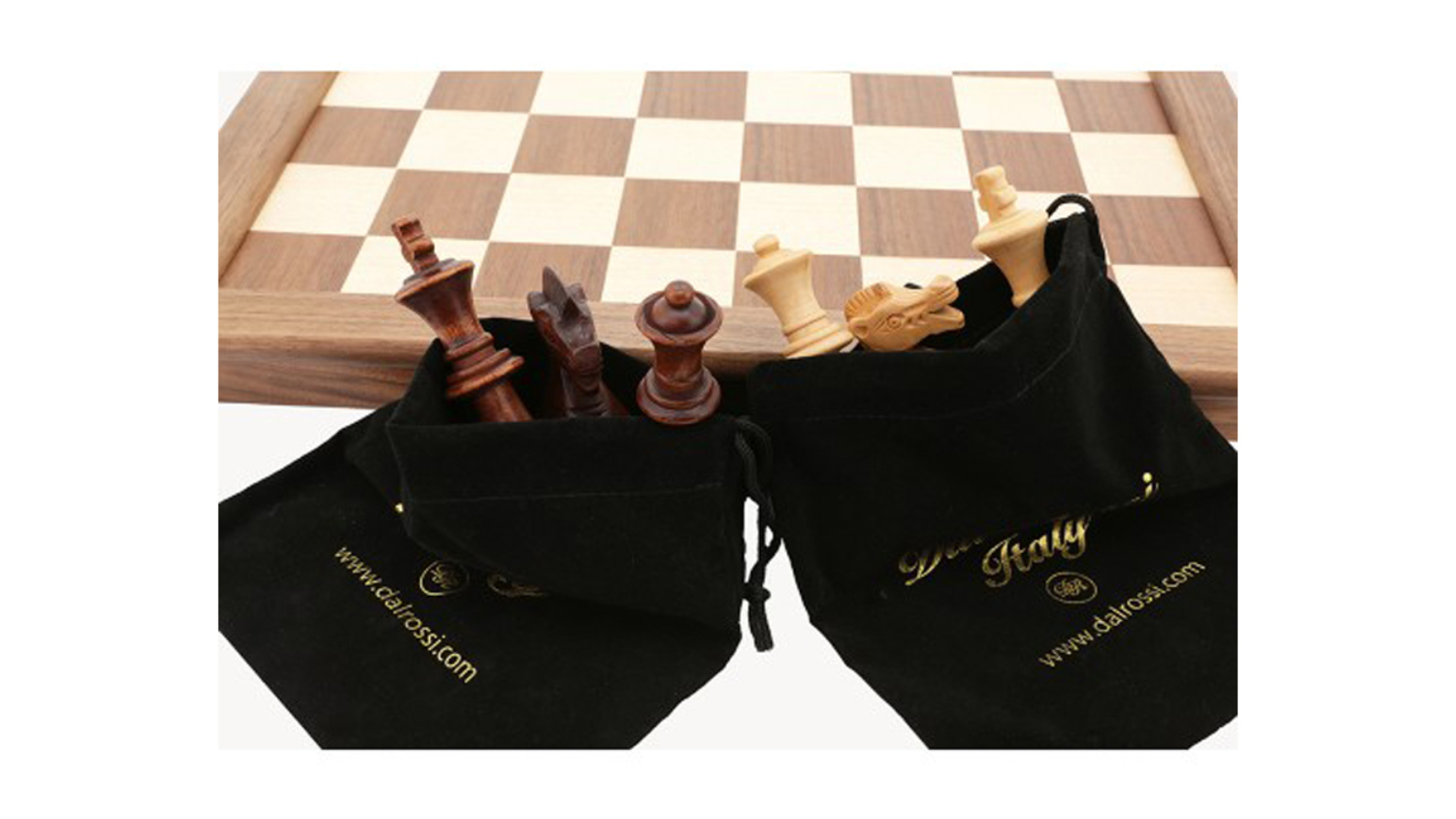Dal Rossi Italy 18" Walnut Chess Set