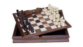 Dal Rossi 3-in-1 Chess/Checkers/Backgammon Set
