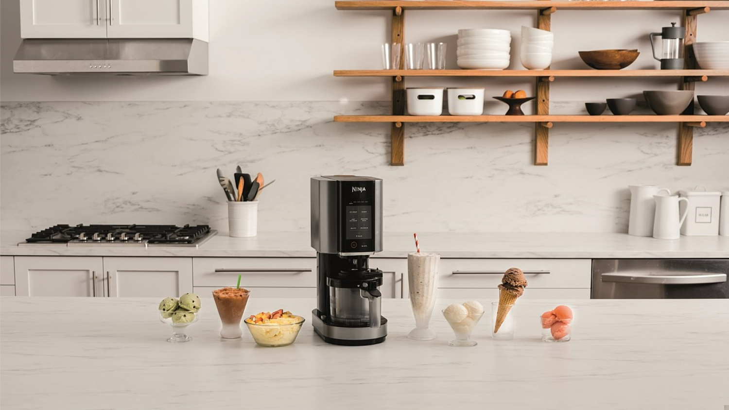 Ninja Creami 0.47L Ice Cream Maker - Cloud Silver (NC300ANZ)