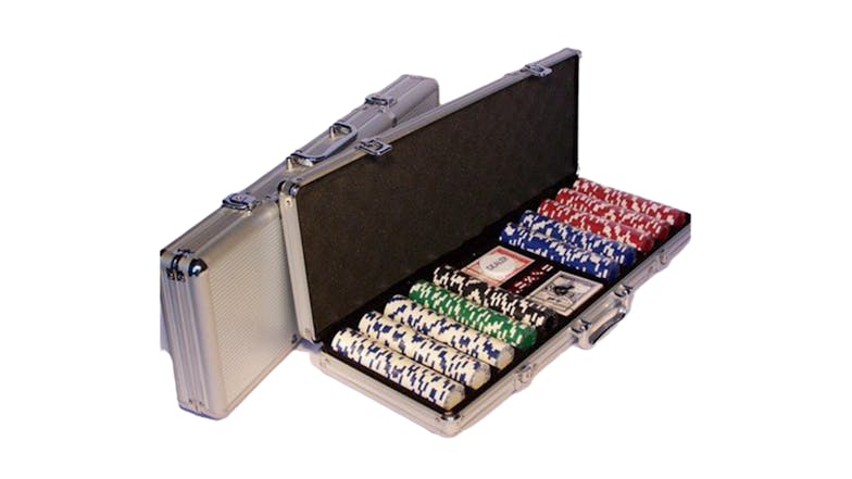 Puzzle & Game Poker Chip 500 piece - Aluminium Case