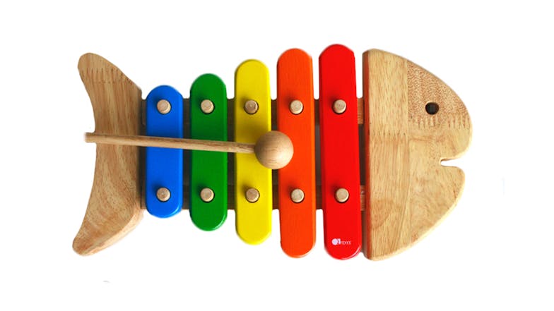 Qtoys Wooden Fish Xylophone