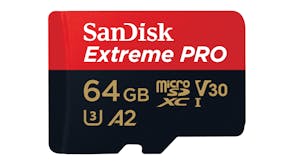 SanDisk Extreme Pro Micro SDXC Card with Adapter - 64GB