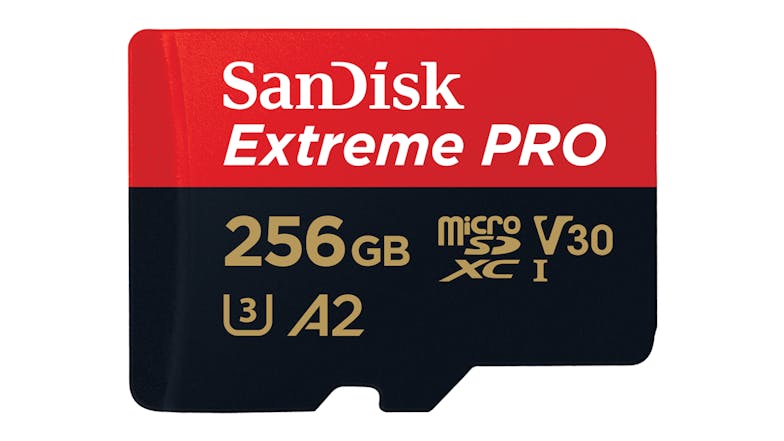 SanDisk Extreme Pro Micro SDXC Card with Adapter - 256GB