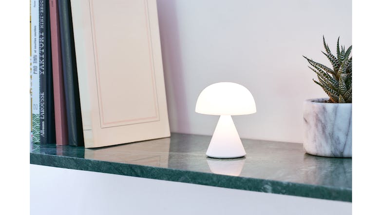 Lexon Mina Mini LED Lamp Gloss - White