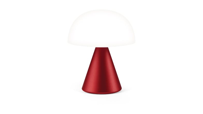 Lexon Mina M Medium Portable LED Lamp - Dark Red