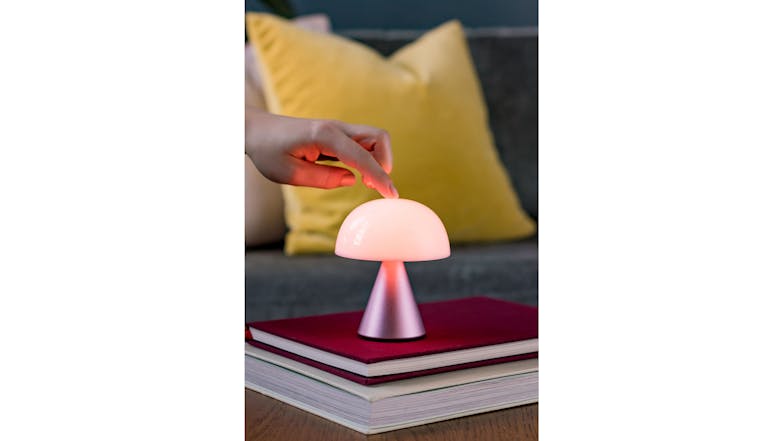 Lexon Mina M Medium Portable LED Lamp - Pink