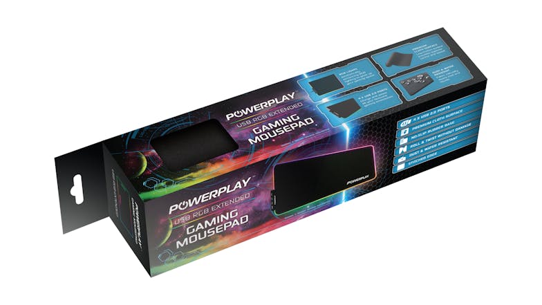 PowerPlay USB Hub RGB Gaming Mousepad (Extended)