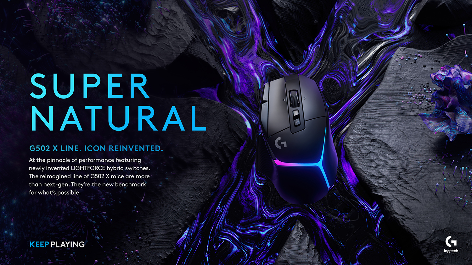 Logitech G502 X Gaming Mouse - Black