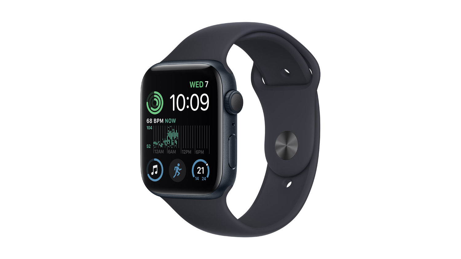 Apple Watch SE (2nd Gen) - Midnight Aluminium Case with Midnight