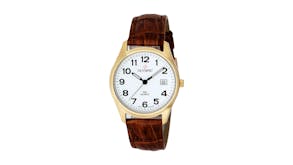 Olympic Gents IPG Watch - Brown Leather