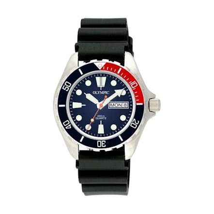 Olympic Classic Divers Watch - Blue/Red