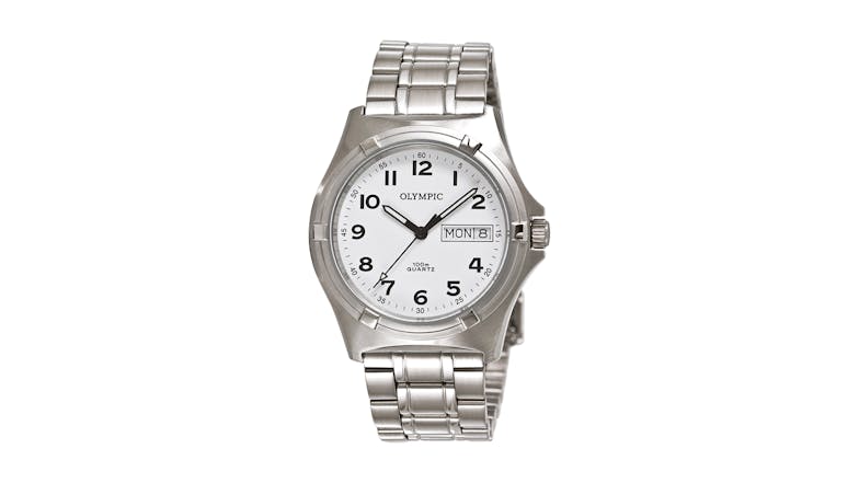 Olympic Work 12 Figure White Dial Watch