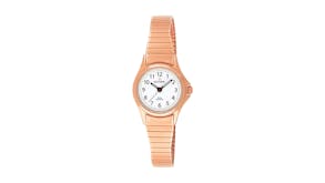 Olympic Ladies Small Rose IPG Watch - Expanding Band