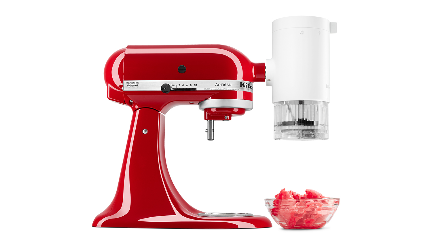 KitchenAid Shave Ice Attachment for Stand Mixer - White (5KSMSIA)