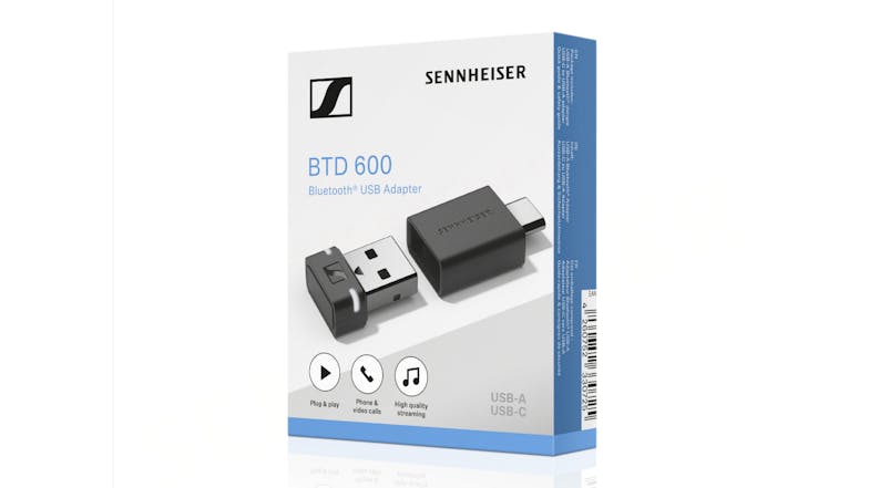 Sennheiser BTD-600 Bluetooth USB Dongle with Adapter